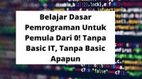 Dasar-Dasar Belajar Bahasa Pemrograman